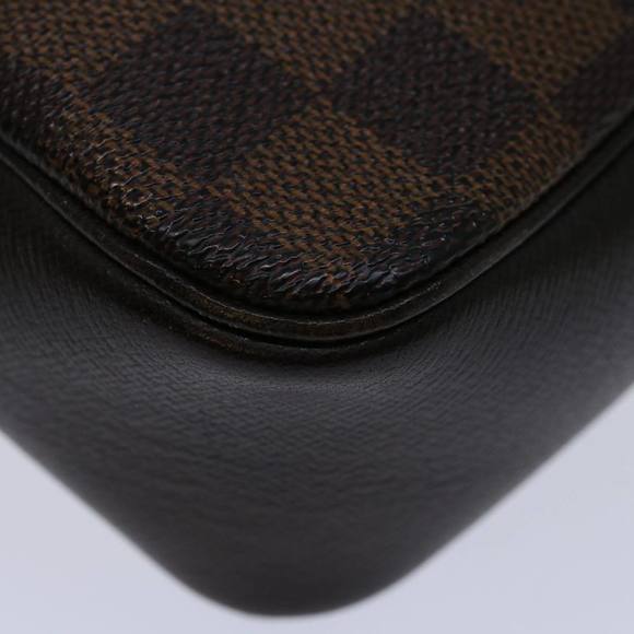 LOUIS VUITTON Damier Ebene Trousse Makeup Pouch N51982 LV Auth ep3875 - Picture 16 of 16